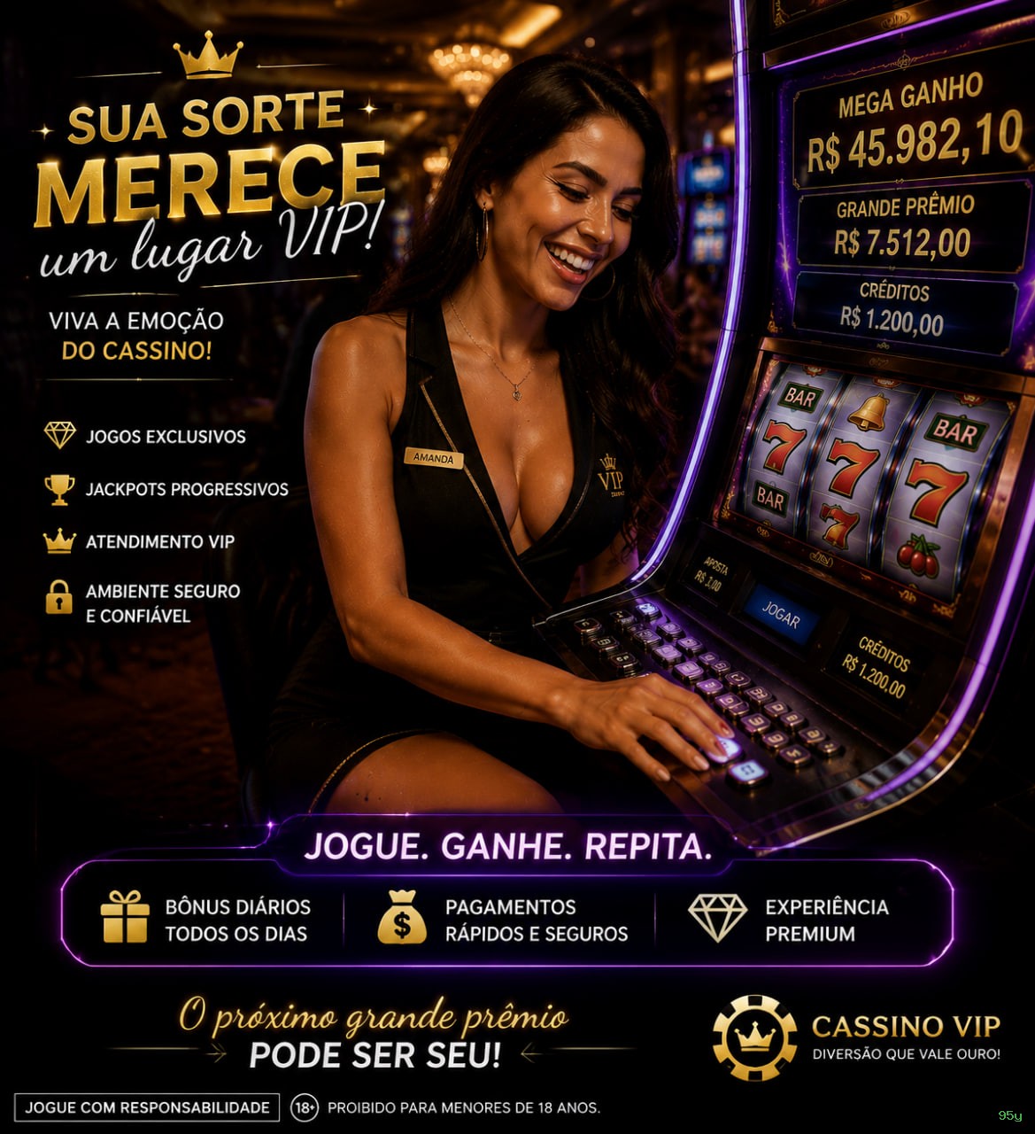Ganhar e sacar na 95y